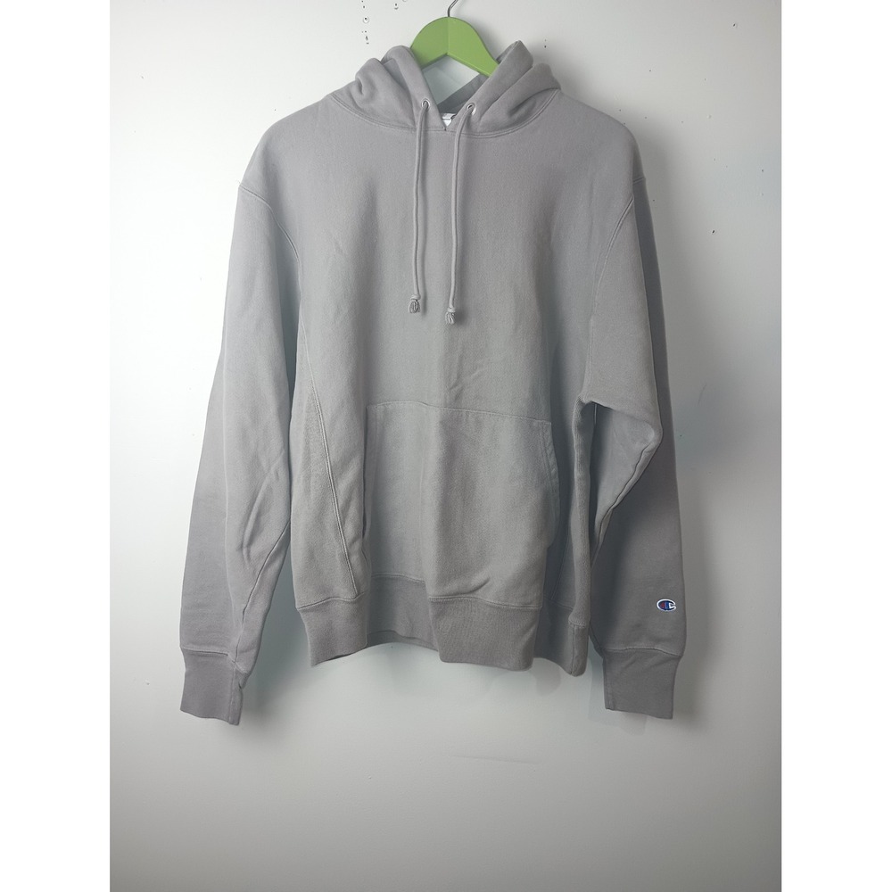 Champion Reverse Weave Hoodie Mens Medium Grey GDS101 Sweatshirt